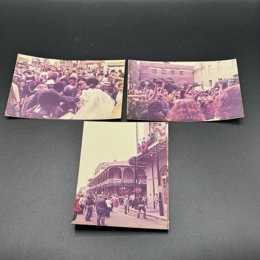 Vintage 1970s New Orlean’s Louisiana Color Photos Photographs Lot of 3